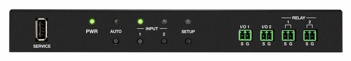 Crestron HD-RX-4K-210-C-E-POE DMPS Lite 4K Multiformat 2x1 AV Switch And Receiver With PoE+