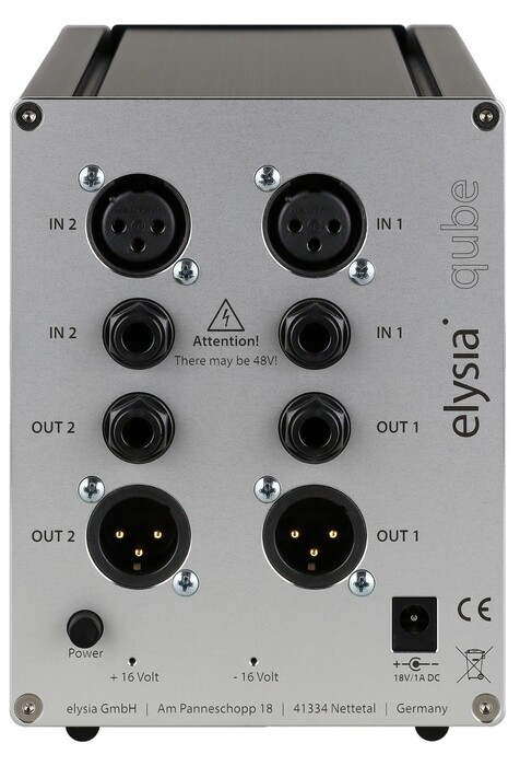 Elysia karacter qube 2-Channel Tonal-Color Generator 500 Series Module