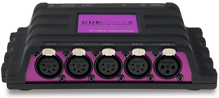 Visual Productions CUECORE3 [Restock Item] Four Universe 16 Playback Architectural Lighting Controller