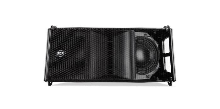 RCF HDL6-A [Blemished Item] Dual 6.5" Active Coaxial Line Array Module, 1400W, Black