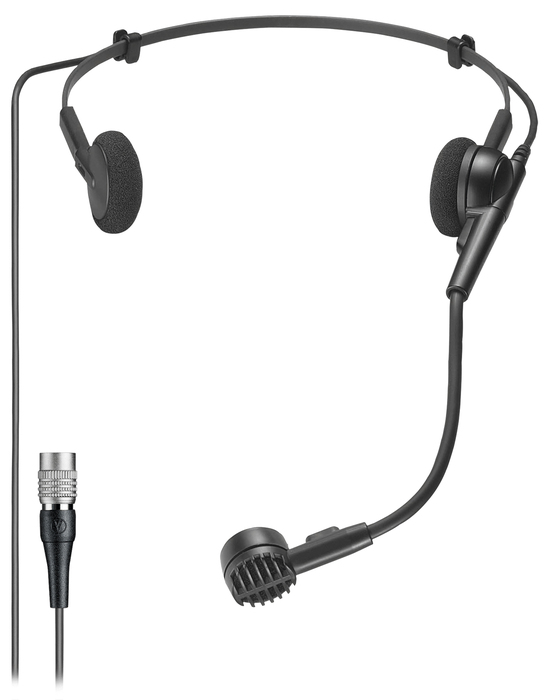 Audio-Technica ATM75cW Cardioid Condenser Headworn Mic With 4-pin CW Connector