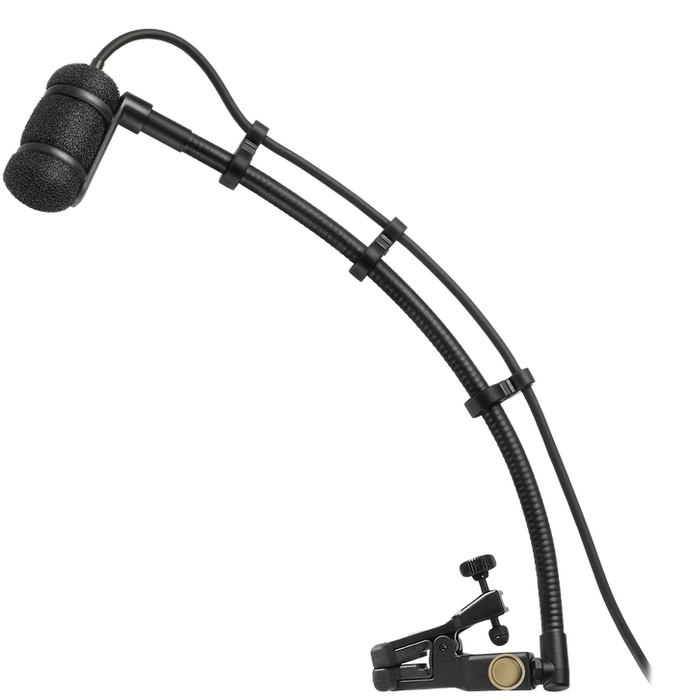 Audio-Technica ATM350UL Cardioid Instrument Mic With Universal Mount, 9" Gooseneck