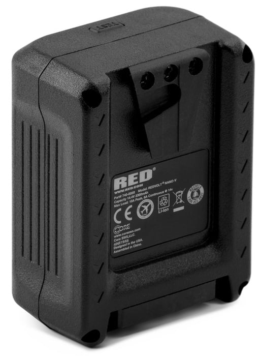 RED Digital Cinema REDVOLT NANO-V 49Wh Battery For KOMODO-X, V-Mount