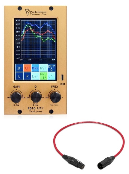 Fredenstein F610-EQUALIZER UE-1 500 Series Stereo 4-Band Parametric Equalizer