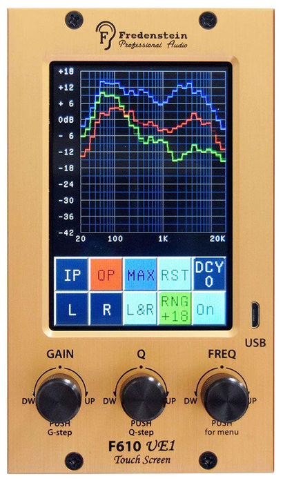 Fredenstein F610-EQUALIZER UE-1 500 Series Stereo 4-Band Parametric Equalizer