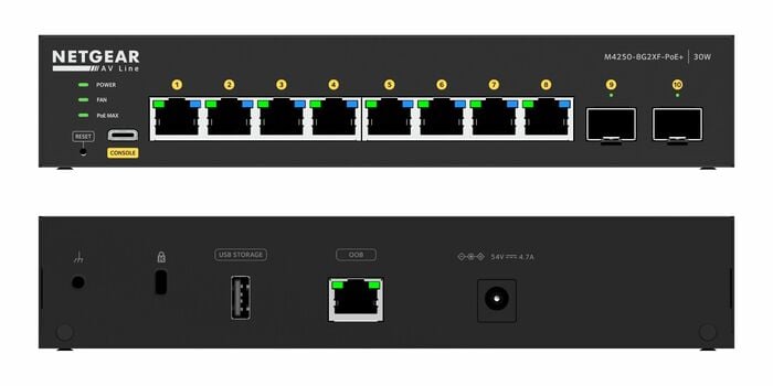 Crestron CEN-SWPOE-10 10 Port PoE+ Managed Switch