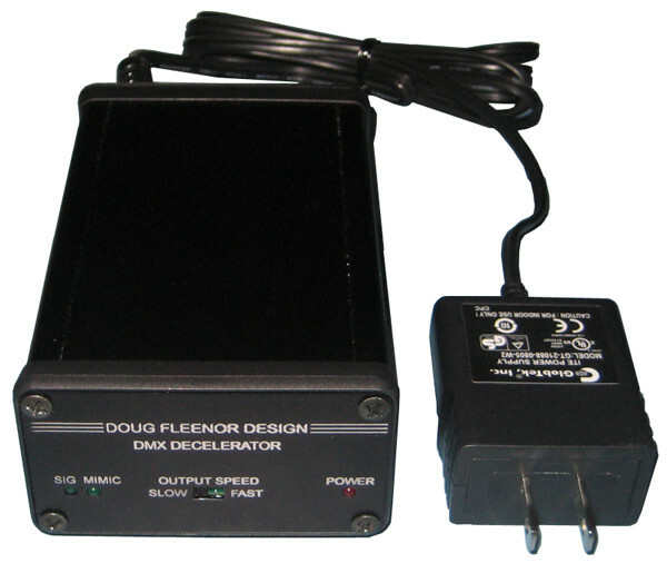 Doug Fleenor Design DMX-DECELERATOR [Restock Item] 5-pin DMX Isolator And Re-Timing Interface