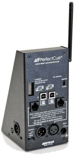 DSan PC-SYS-AS4 Cue Light With 4-Pin XLR Jacks For Belt-Pack Intercom Integration