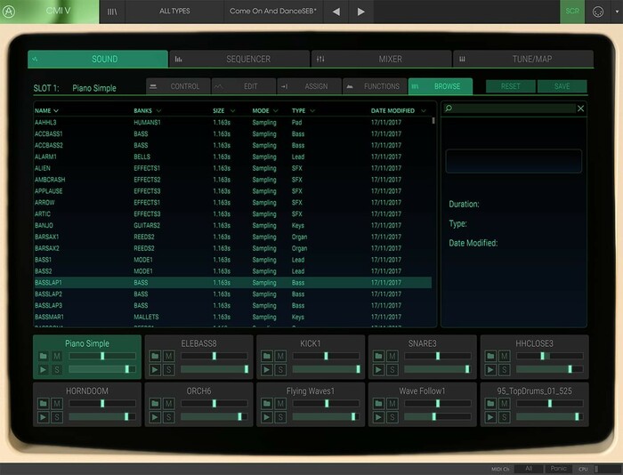 Arturia CMI V Digital Sampling Emulator [Virtual]