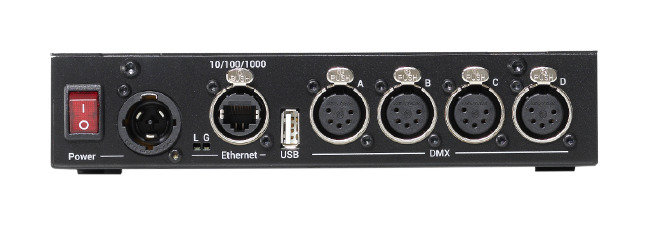 MA Lighting MA4010513-1 MA3 OnPC Ethernet To DMX Node, 4 Port, PoE+