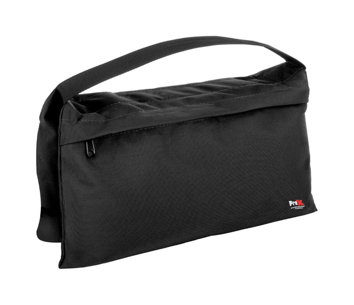 ProX XB-SANDBAG50 50lb Capacity Black Double Zipper Saddlebag Sandbag, Empty