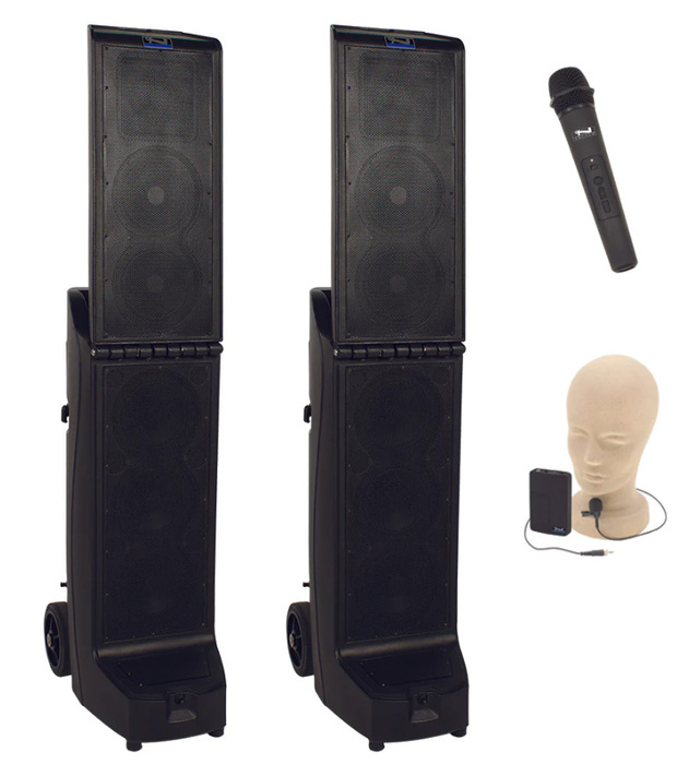 Anchor BIGFOOT-AIRFLEX-XR2 Bigfoot Pair (XU4,RU2), Anchor-Air & 2 Wireless Mics