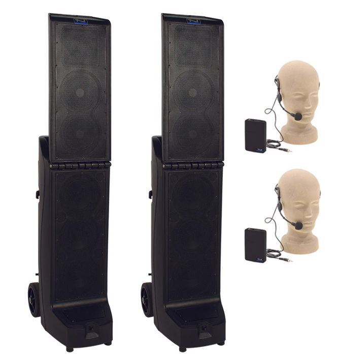 Anchor BIGFOOT-AIRFLEX-XR2 Bigfoot Pair (XU4,RU2), Anchor-Air & 2 Wireless Mics