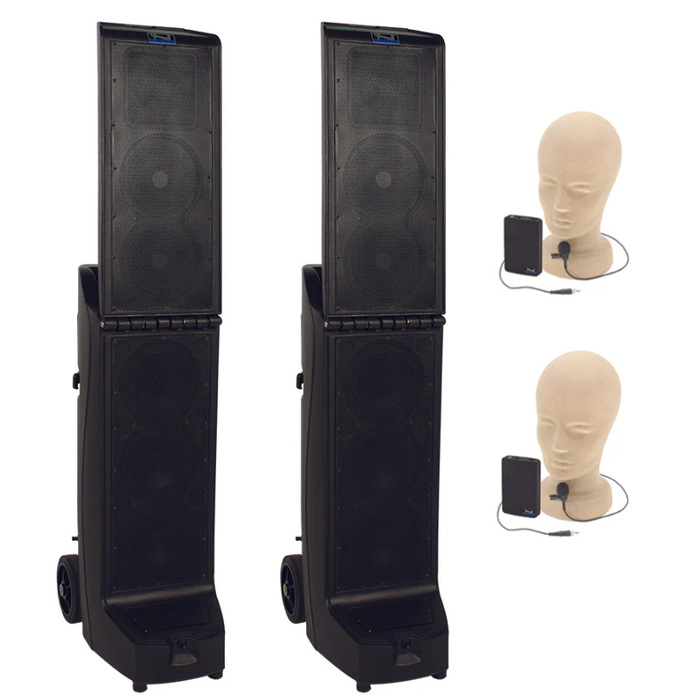 Anchor BIGFOOT-AIRFLEX-XR2 Bigfoot Pair (XU4,RU2), Anchor-Air & 2 Wireless Mics