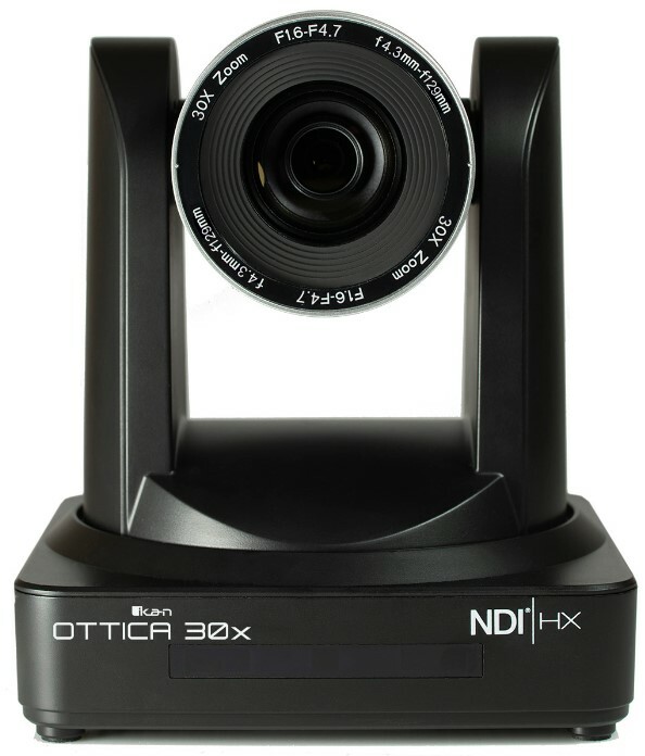 ikan OTTICA30-2PTZ-1C-V2 OTTICA 2 X NDI|HX 30x PTZ Cameras And V2 IP Controller Bundle, Black