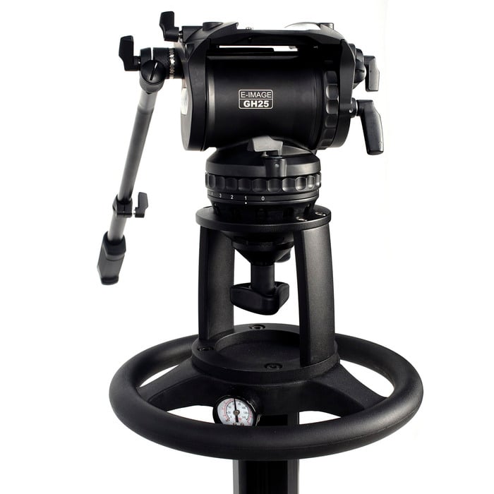 ikan EP880SK E-Image Pneumatic Pedestal Kit With Wheeled Dolly And Fluid Head, 100mm