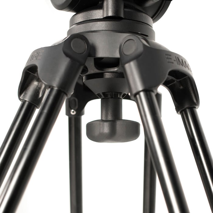 ikan EG20A2D E-Image 2-Stage Aluminum Tripod With GH20 Fluid Head, Dolly Kit