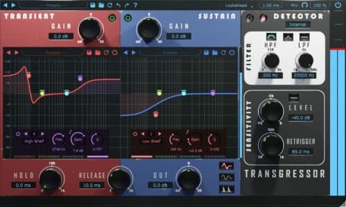 Boz Digital Transgressor 3 Transient Shaping With 2x 4-Band Equalizers [Virtual]