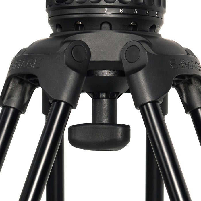 ikan EG25A2D E-Image GH25 Video Head, GA102 2-Stage Aluminum Tripod Dolly