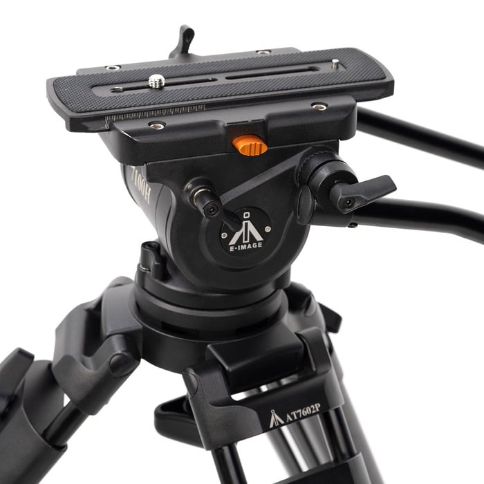 ikan EI-7100-AAD 2-Stage Aluminum Tripod And Dolly Studio Kit, 33lb Payload