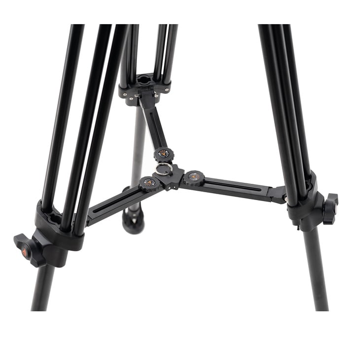 ikan EI-7100-AA 2-Stage Aluminum Tripod Field Kit, 33lb Payload