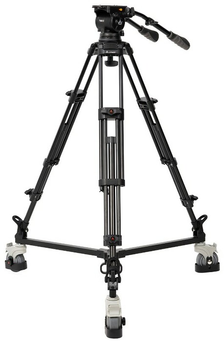 ikan EI-7080-AAD 2-Stage Aluminum Tripod & Dolly Studio Kit