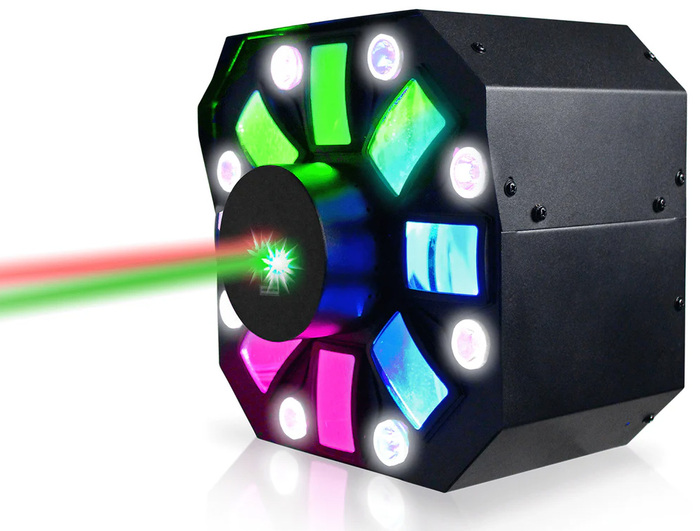 Technical Pro LGMEGAX Professional DJ Multi Pattern Laser & LED Stage Effect Light