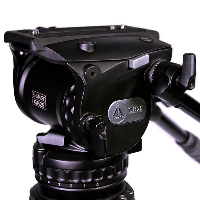 ikan GH25 GH25 Video Head & GA102 2-Stage Aluminum Tripod & Dolly System