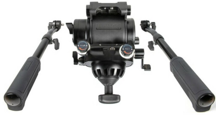 ikan MOTUS32 E-Image 3-Stage Carbon Fiber Tripod System With Fluid Head And 100mm Leveling Ball, 70.5 Lb Payload