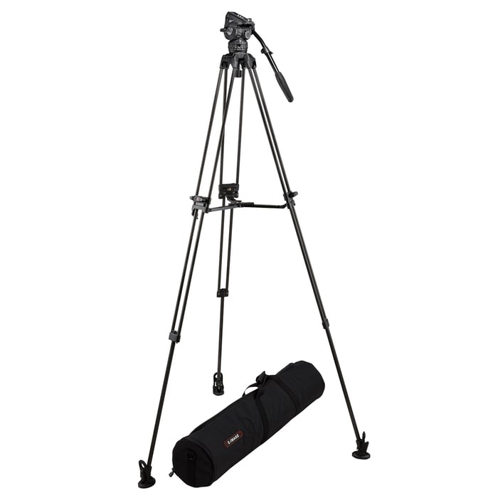 ikan EG06C2 E-Image GH06 Head With 2-Stage Carbon Fiber Tripod Legs