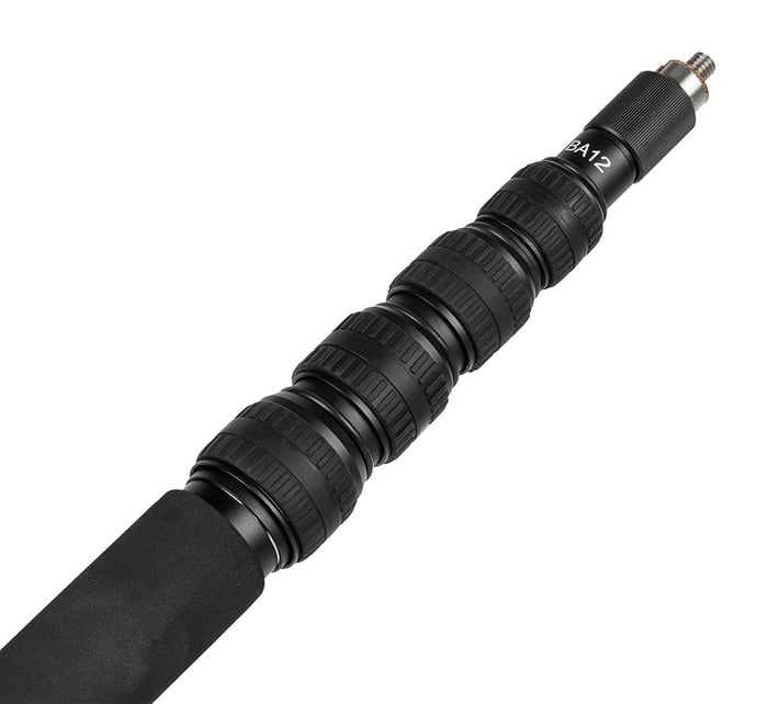 ikan BA12 11.5' E-Image 5-Section Telescoping Aluminum Microphone Boompole