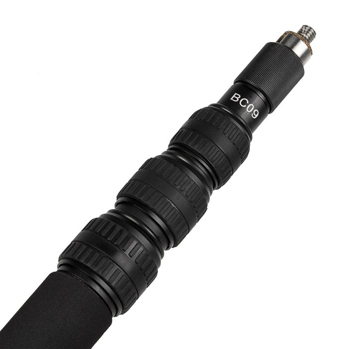 ikan BC09 8.5' E-Image 4-Section Telescoping Carbon Fiber Microphone Boompole