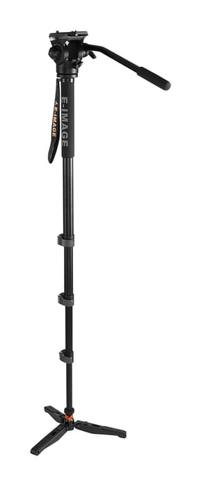 ikan MA600+610FH E-Image 4 Stage Aluminum Monopod With 610FH Fluid Head