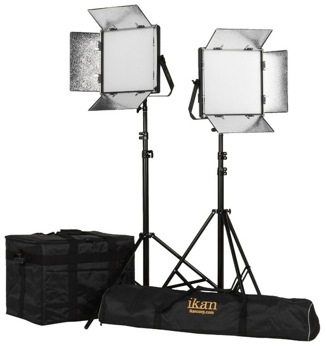 ikan LW10-2PT-KIT Lyra 1 X 1 Daylight 2-Point Soft Panel LED Light Kit