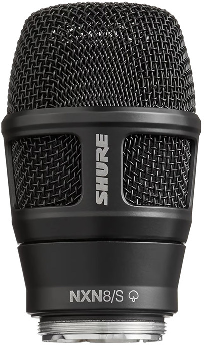 Shure QLXD2/N8SB Handheld Transmitter With Nexadyne 8/S Supercardioid Mic