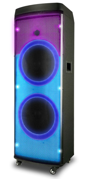 Technical Pro XLIT Rechargable Double 12'' Two Way Bluetooth Loudspeaker With