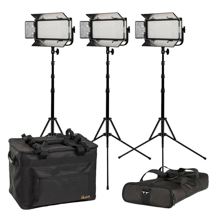 ikan MSB8-3PT-KIT Mylo Soft Bi-Color LED 3-Point Light Kit