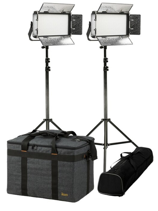 ikan RB5-2PT-KIT Rayden Half X 1 Bi-Color 2-Point Panel LED Light Kit