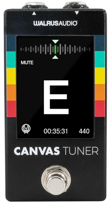 Walrus Audio Canvas Series Tuner Pedal Guitar / Bass Tuner With LCD Screen