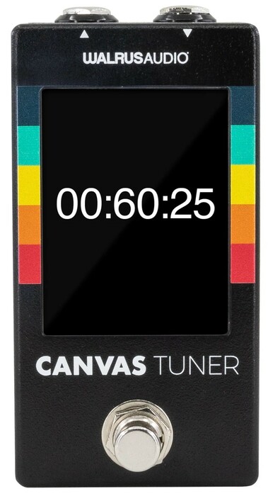 Walrus Audio Canvas Series Tuner Pedal Guitar / Bass Tuner With LCD Screen