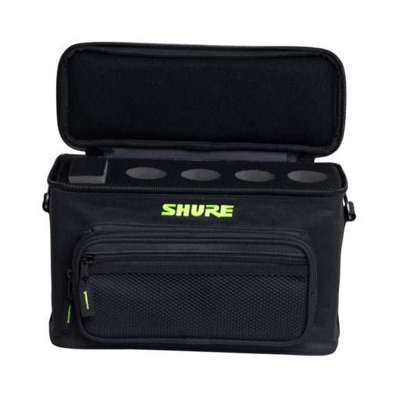 Gator SH-MICBAG04 Shure Padded Microphone Bag That Holds Up To 4 Mics