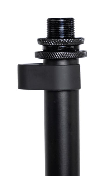 Gator SH-RBMICSTAND12 Shure Round Base Mic Stand With Standard Height-Adjustable Twist Clutch And 12" Base