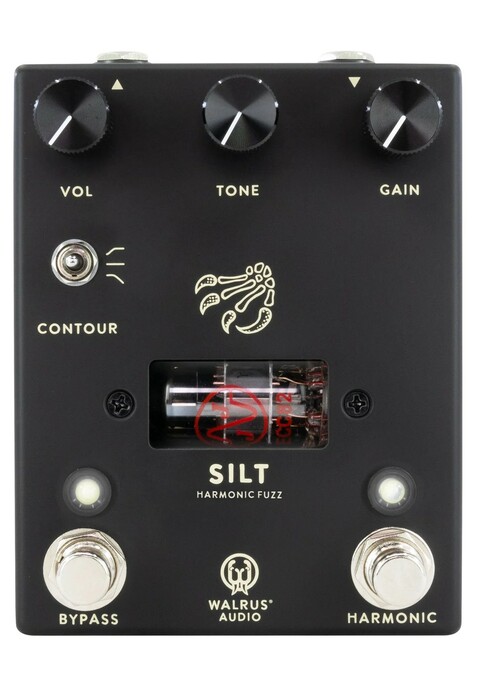 Walrus Audio SILT Harmonic Tube Fuzz Pedal, Black Harmonic Tube Fuzz