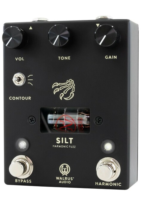 Walrus Audio SILT Harmonic Tube Fuzz Pedal, Black Harmonic Tube Fuzz