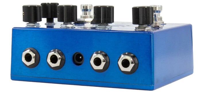 ikan Slöer Series Stereo Ambient Reverb Pedal, Blue Stereo Ambient Reverb With Five Algorithims