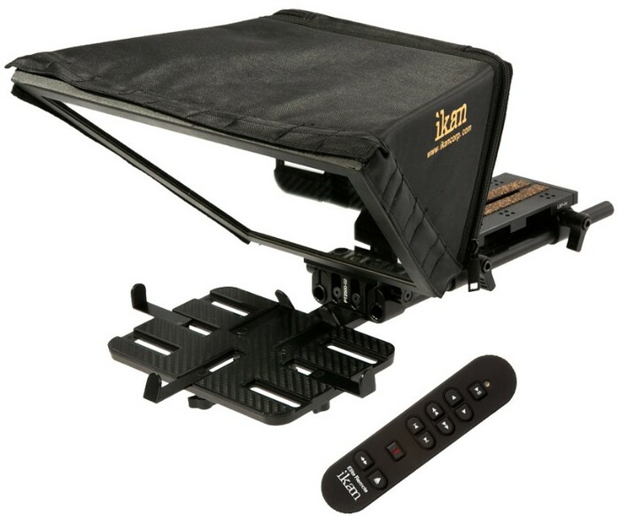 ikan PT-ELITE-UL-RC Elite Large Universal Tablet Teleprompter Kit With Remote Control For IPad