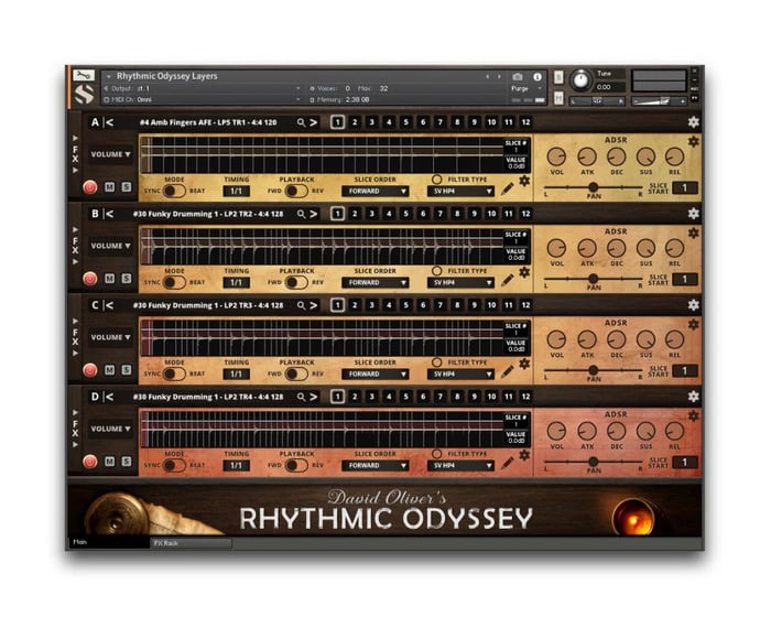 Soundiron Rhythmic Odyssey V2 Live Dynamic Percussion Loops By David Oliver [Virtual]