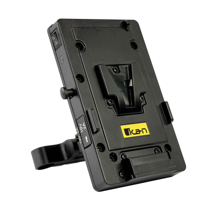 ikan STR-PWR-PLATE-V V-Mount Battery Plate With 15mm Rod Clamp