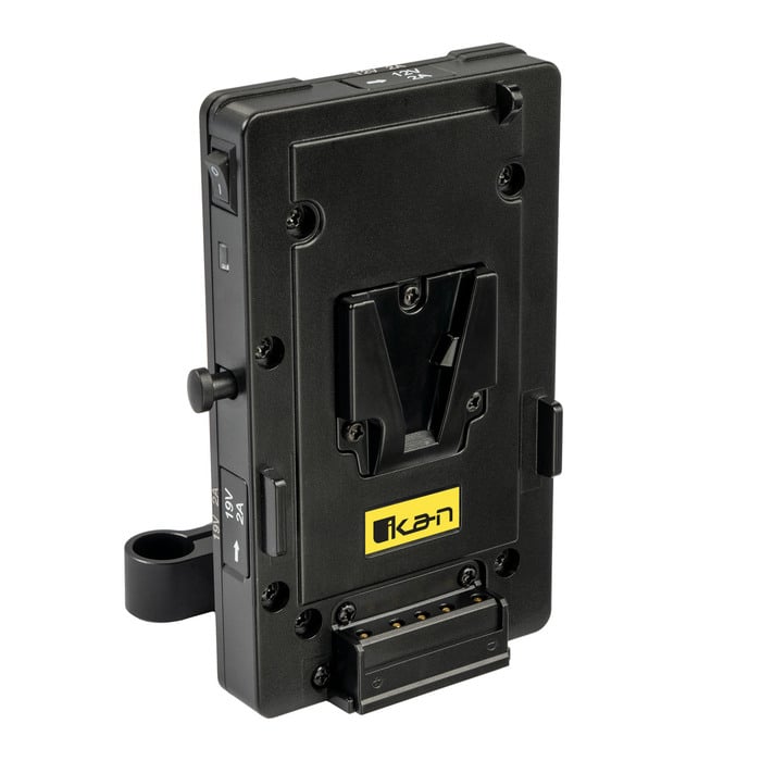 ikan STR-PWR-PLATE-V V-Mount Battery Plate With 15mm Rod Clamp