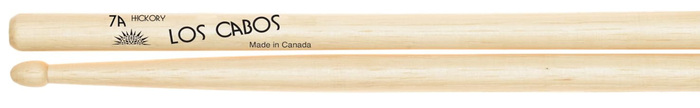 Los Cabos Drumsticks LCD7AH 7A Hickory Drumsticks